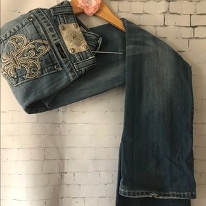 πΏMiss Me Decor Pocket Boot Cut Jeans. SZ 27